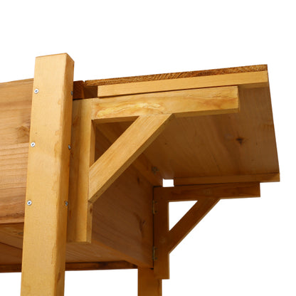 Raised Garden Bed with Legs, Elevated Wooden Planter Box for Outdoor Plants Flowers Fruits Vegetable Herb Growing
