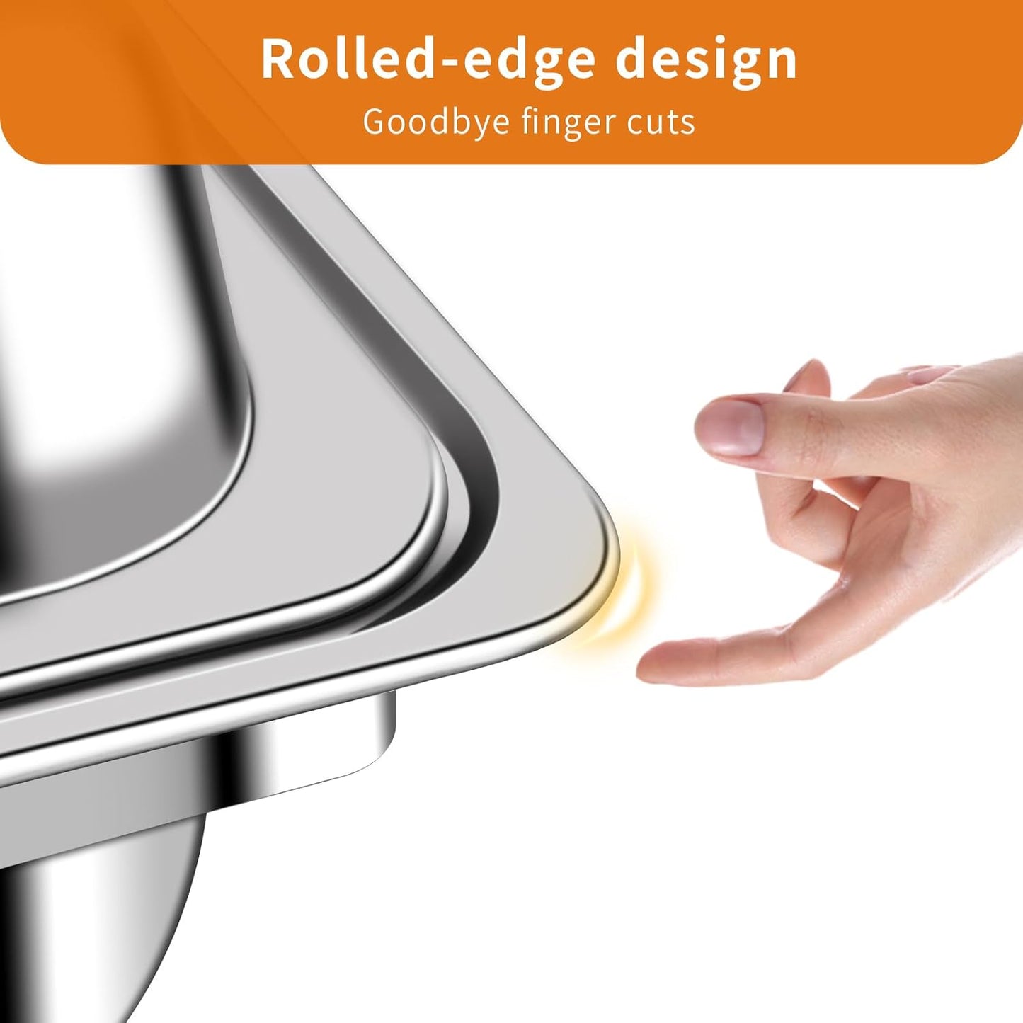 2 Pack 9Qt Chafing Dishes for Buffet, Stainless Chafer 1/3 Size Pans, Rectangle Catering Warmer Server w/Lid Water Pan Folding Stand Fuel Tray Holder, for Catering, Parties...